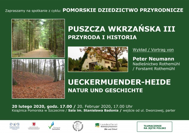 Wykład: Puszcza Wkrzańska cz. III / Ueckermünder Heide