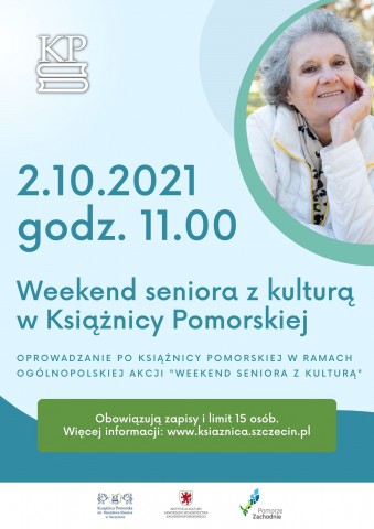 Weekend seniora z kulturą - spotkanie w Książnicy Pomorskiej